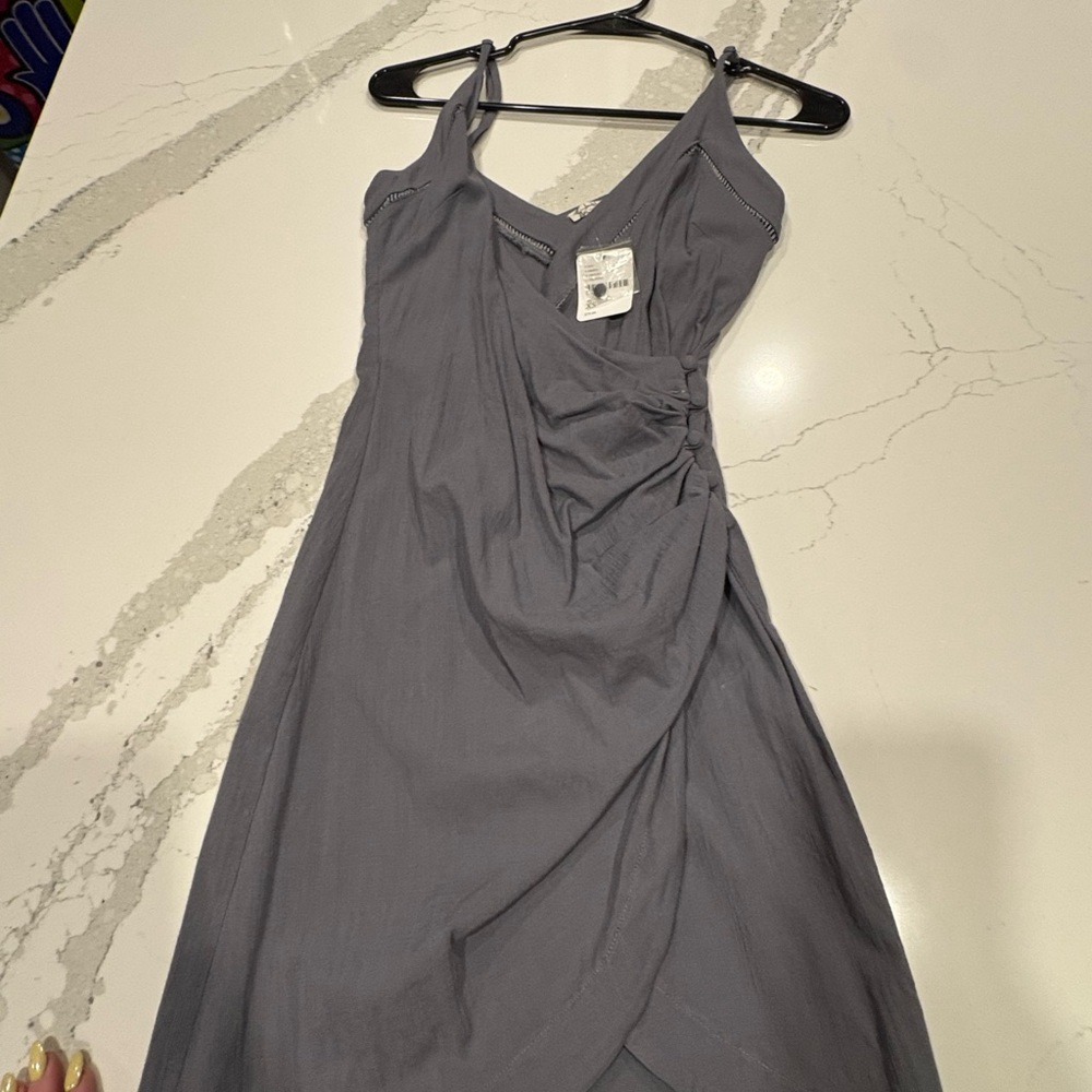 Elegant Gray Women's Dress